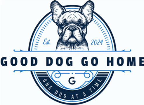 French bulldog logo with "Good Dog Go Home.